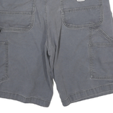 CARHARTT Mens Grey Workwear Relaxed Fit Cotton Blend Shorts XL W32 Utility