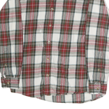 REDHEAD Mens Red Green White Check Shirt M Cotton Casual Long Sleeve Button