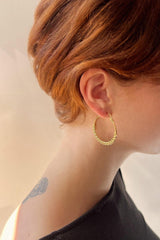 Calla Hoops Gold Small - Astor & Orion