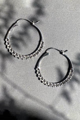 Calla Hoops Silver Small