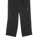 ADIDAS Mens Joggers Black Polyester Blend Regular Straight M W32 L32 Casual