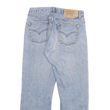LEVI'S 501 Mens Jeans Blue Regular Straight Denim Light W28 L26 Classic Button