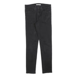 LEVI'S Womens 311 Slim Skinny Black Denim Cotton Blend Jeans W27 L28