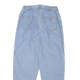 Womens Relaxed Light Blue Denim Jeans W28 L29 Cotton Blend Zip Casual Retro