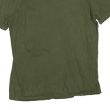 NIKE Mens Green Crew Neck Short Sleeve Graphic T-Shirt M Sportswear Cotton Blend