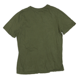 NIKE Mens Green Crew Neck Short Sleeve Graphic T-Shirt M Sportswear Cotton Blend