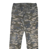 DOWNLOAD Mens Cotton Blend Camouflage Regular Tapered Trousers W28 L28