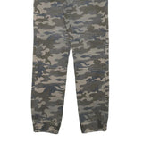 DOWNLOAD Mens Cotton Blend Camouflage Regular Tapered Trousers W28 L28