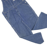 UFA Mens Blue Cotton Blend Regular Fit Denim Dungarees XL W42 L30 Workwear