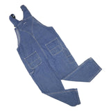 UFA Mens Blue Cotton Blend Regular Fit Denim Dungarees XL W42 L30 Workwear