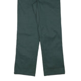 DICKIES Mens Regular Fit Green Cotton Blend Trousers W31 L31 Workwear Straight