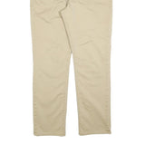 LEVI'S Mens Cotton Blend Beige Slim Straight Trousers W36 L30 Classic Zip