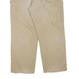 CARHARTT Mens Cotton Blend Beige Regular Zip Trousers W38 L30 Workwear Utility