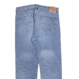 LEVI'S 505 Mens Jeans Blue Regular Straight Denim Medium W38 L32 Classic Fit
