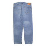 LEVI'S 505 Mens Jeans Blue Regular Straight Denim Medium W38 L32 Classic Fit