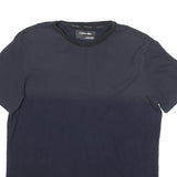 CALVIN KLEIN JEANS Mens Navy Blue Short Sleeve Crew Neck Plain T-Shirt M