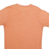 THE NORTH FACE Mens Orange & Grey Casual T-Shirt M Short Sleeve Crew Neck Pocket