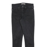 LEVI'S 311 Womens Slim Black Denim Jeans Cotton Blend Zip W28 L30 Stylish Fit