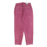 NORWISS Womens Jeans Pink Regular Straight Denim Light W30 L28 Classic Zip