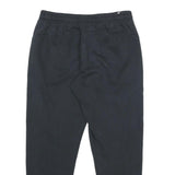 PUMA Mens Joggers Black & White Regular Tapered L W32 L28 Logo Tape Casual