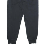 PUMA Mens Joggers Black & White Regular Tapered L W32 L28 Logo Tape Casual