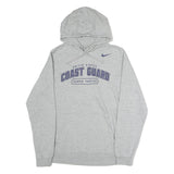 NIKE Mens Grey United States Coast Guard Pullover Hoodie M Semper Paratus Print