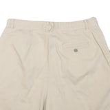LIZ CLAIBORNE Womens Shorts Beige Casual Plain L W30 Classic Comfort