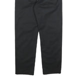 CARHARTT Womens Black Regular Tapered Cotton Blend Trousers W32 L28