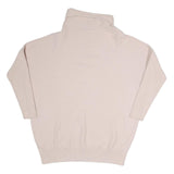 PHASE EIGHT Womens Cream Plain Pullover Roll Neck Basic Knit Size L Lightweight
