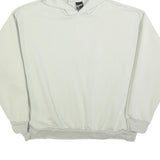 ADIDAS Womens White Pullover Hoodie XL Basketball Logo Sweatshirt