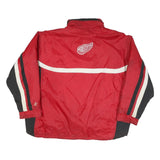 LOGO ATHLETIC Mens Red & Black Zip Jacket XL Polyester Blend Sportswear Retro