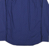 TOMMY HILFIGER Mens Blue & Pink Cotton Blend Shirt L Long Sleeve Button Casual