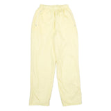 Womens Joggers Yellow UK 14 W23 L30 Relaxed Tapered Polyester Casual Wear