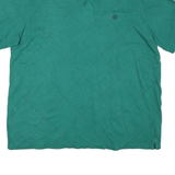 CHAPS Mens Green Plain XL Cotton Polo Shirt Short Sleeve Classic Fit