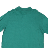 CHAPS Mens Green Plain XL Cotton Polo Shirt Short Sleeve Classic Fit