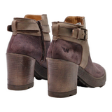 WEINBRENNER Ankle Boots Purple Leather Womens UK 7