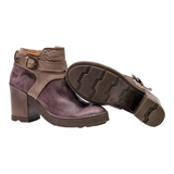 WEINBRENNER Ankle Boots Purple Leather Womens UK 7