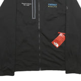 THE NORTH FACE Mens Black Jacket L Polyester Zip Plain Outdoors Casual