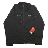 THE NORTH FACE Mens Black Jacket L Polyester Zip Plain Outdoors Casual