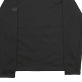 THE NORTH FACE Mens Black Jacket L Polyester Zip Plain Outdoors Casual