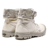 PALLADIUM Ankle Boots Beige Canvas Womens UK 7