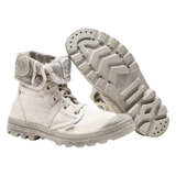 PALLADIUM Ankle Boots Beige Canvas Womens UK 7