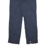 CARHARTT Mens Cotton Blend Navy Loose Straight Trousers W35 L34 Workwear Zip