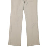 LEVI'S Mens Beige Regular Straight Trousers W30 L29 Classic Zip Polyester