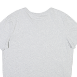 LACOSTE Mens Grey Plain Cotton Blend T-Shirt XL Crew Neck Short Sleeve Casual