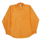 VITTORINO Mens Orange Shirt Long Sleeve Button M Casual Workwear