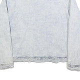 WILD FABLE Womens Light Blue Cotton Denim Jacket L Classic Button Closure