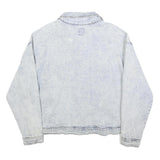 WILD FABLE Womens Light Blue Cotton Denim Jacket L Classic Button Closure