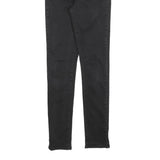 LEVI'S 721 Womens Jeans Black Slim Skinny Denim Medium W26 L30 Stretch