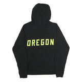 NIKE Womens Black Oregon Cotton Hoodie M Sportswear Casual Pullover